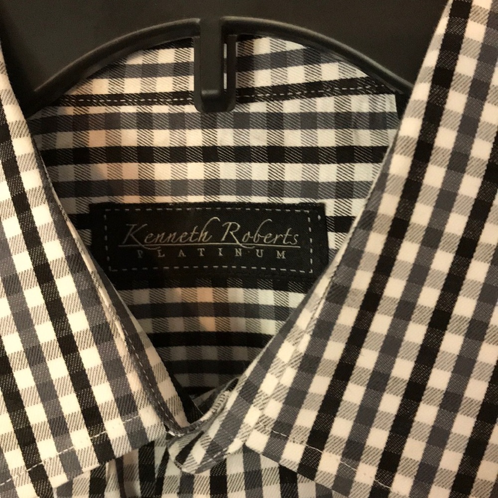 Kenneth Roberts Plaid Long Sleeve Button Down - Picture 2 of 4